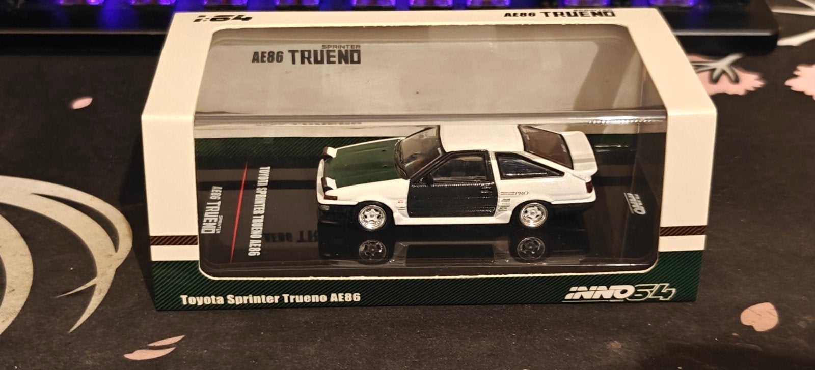 1:64 AE86 Trueno Inno64, Ophalen of Verzenden, Gebruikt, Auto