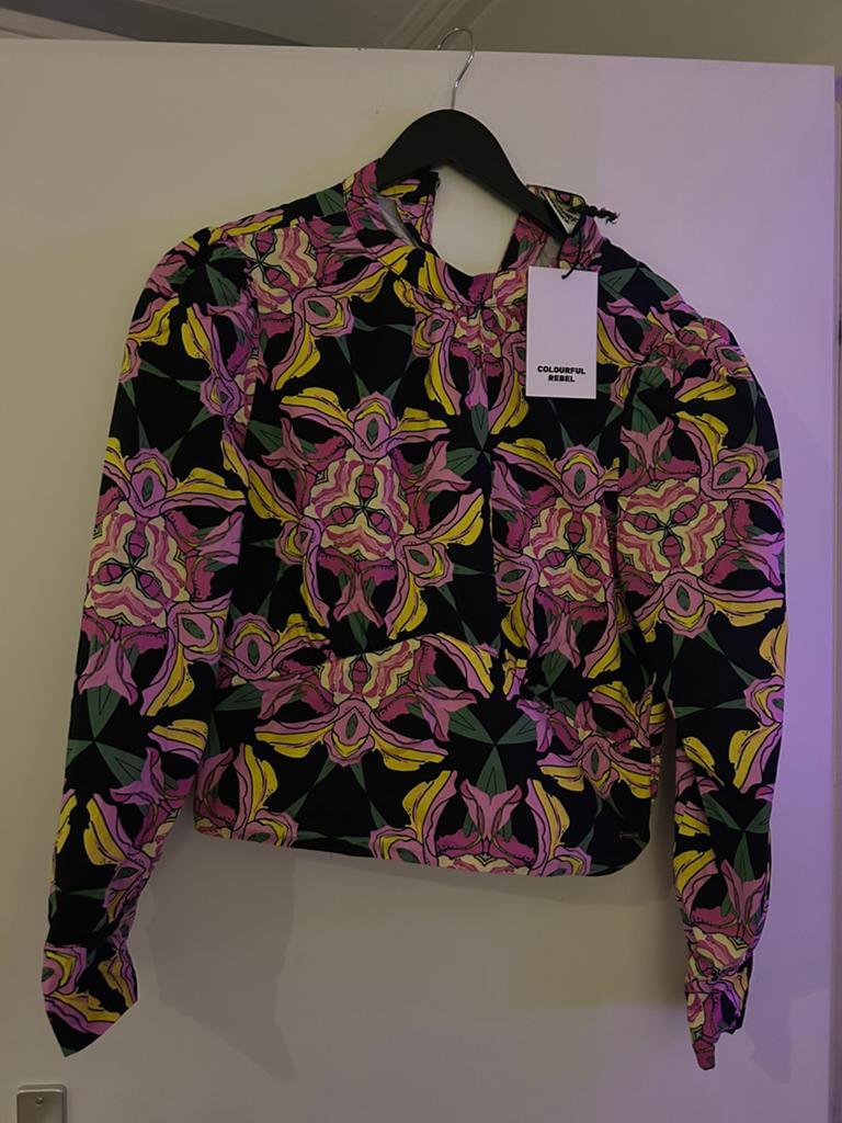 Colourful Rebel blouse flower peached, maat XL, Ophalen of Verzenden, Nieuw, Maat 46/48 (XL) of groter, Lange mouw