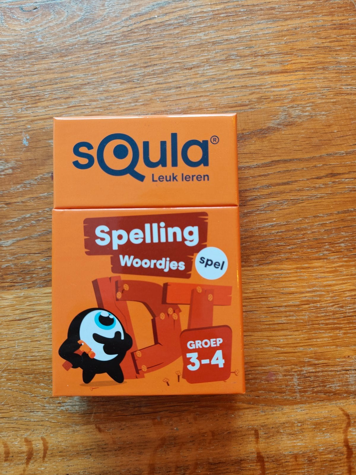 SQULA Spelling Woordjes spel Groep 3-4, Een of twee spelers, Ophalen of Verzenden, Gebruikt, SQUULA