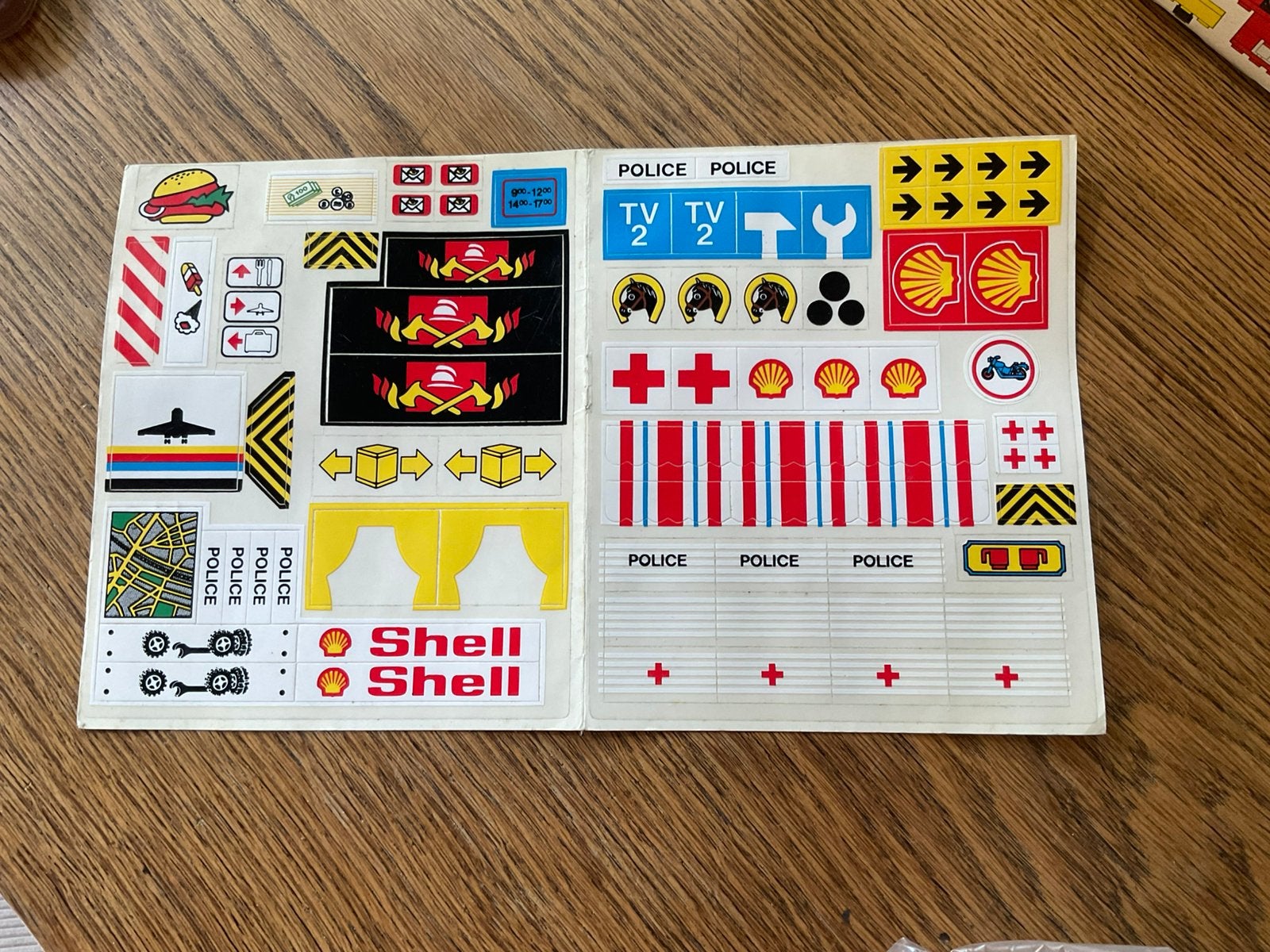 Lego stickers, Ophalen of Verzenden, Gebruikt