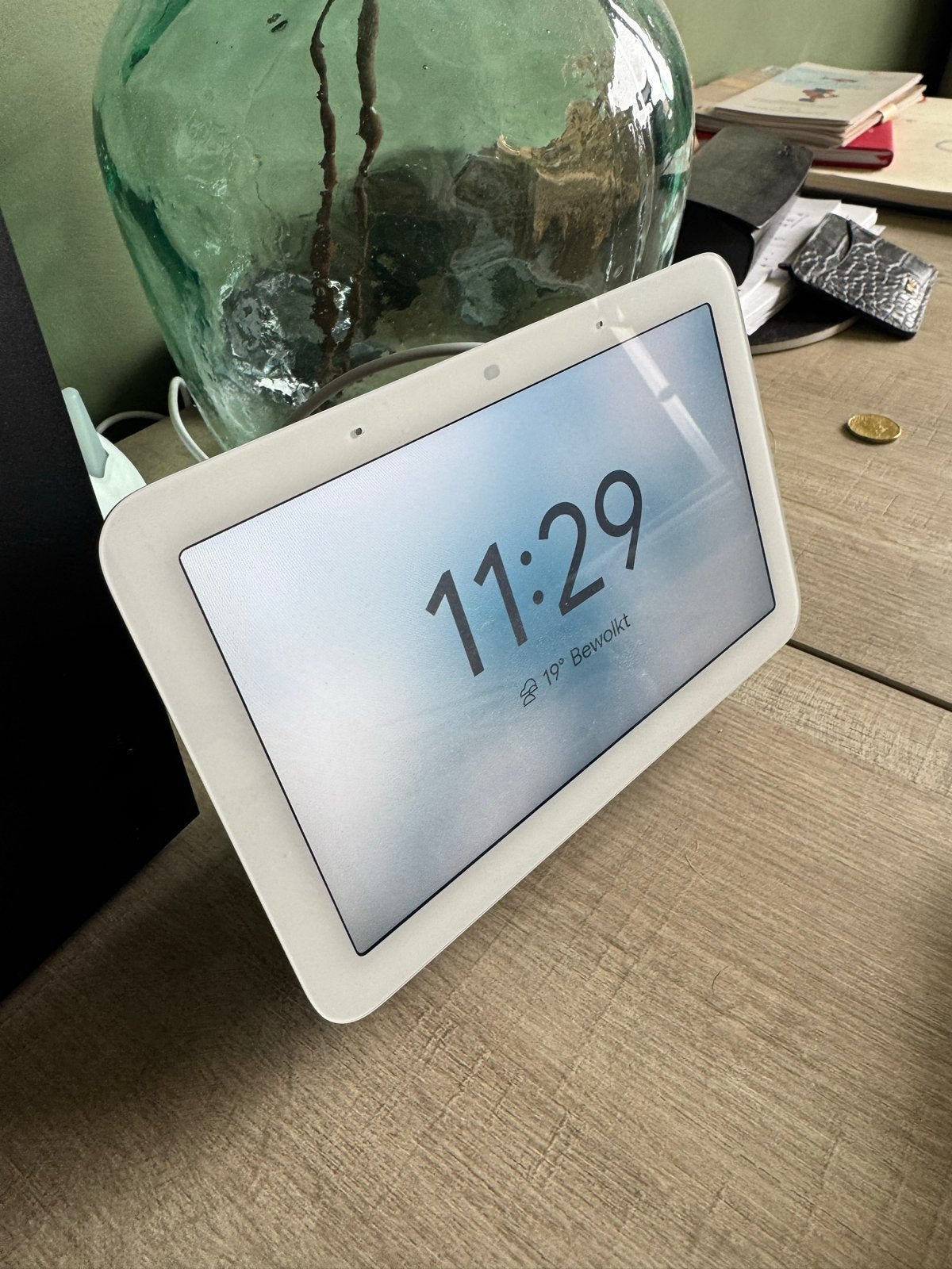 Google Nest Hub (2e Gen) Charcoal, Slimme speaker, Google, Ophalen of Verzenden, Zo goed als nieuw