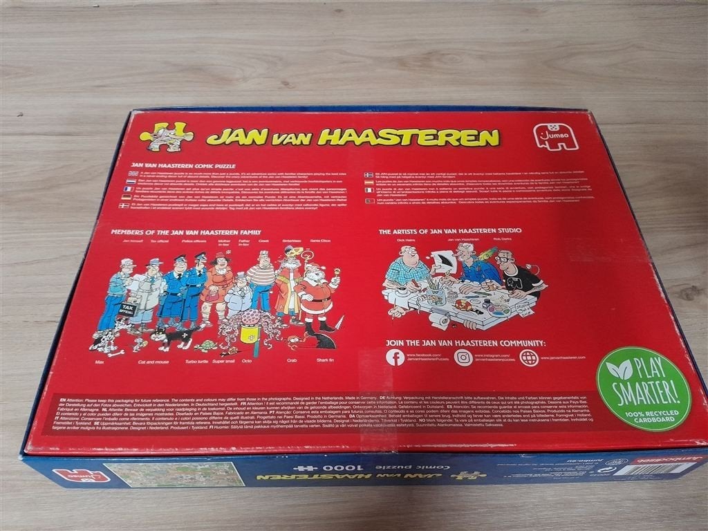 Jan van Haasteren - Efteling sprookjesbos - 1000 stuk - s306, Verzenden, 500 t/m 1500 stukjes, Zo goed als nieuw