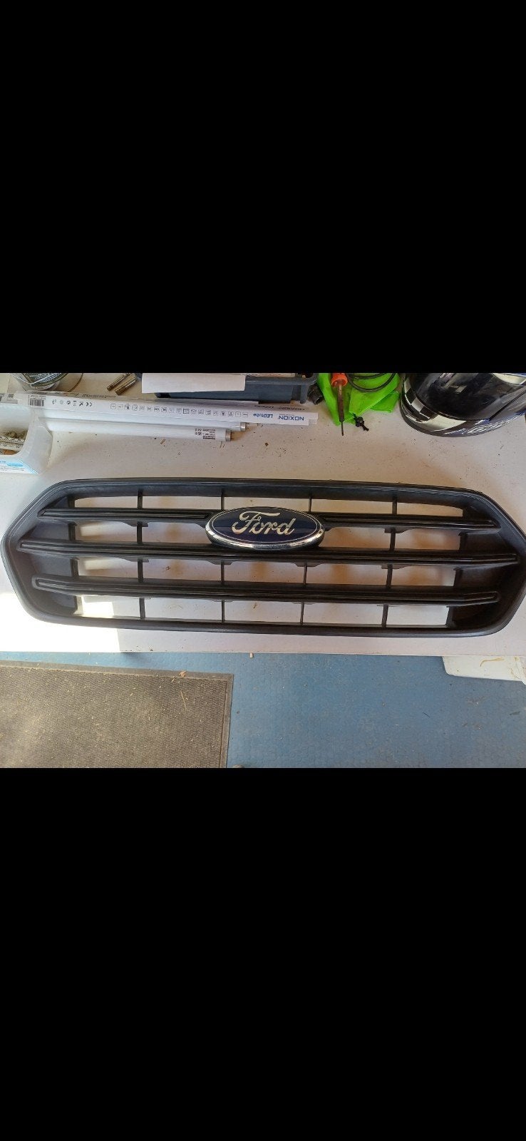 Ford Transit Custom Grill (vanaf 2018), Ophalen of Verzenden, Gebruikt, Voor, Ford