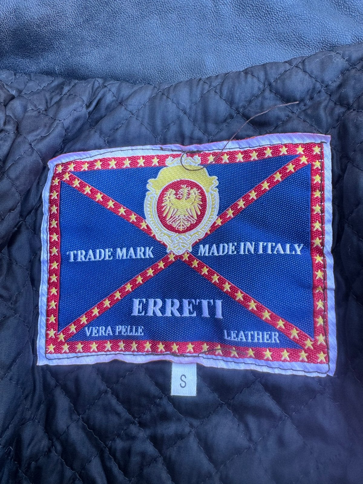 Erreti Italiaans Leren Motorjas dames - Vintage Stijl, Verzenden, Tweedehands, Dames, Jas | leer