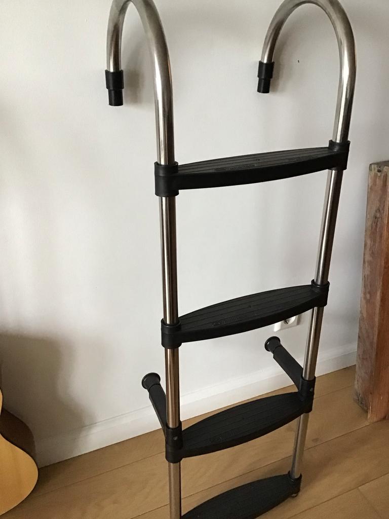 RVS Zwemtrap / Bootladder - 4 treden, Ophalen of Verzenden, Nieuw, Overige typen
