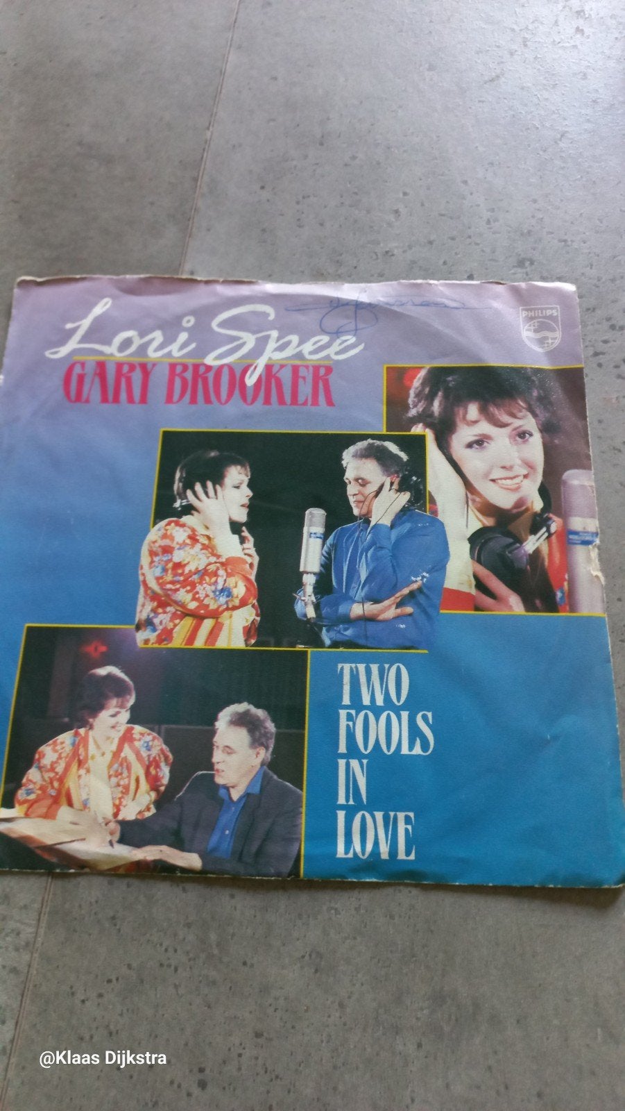 Lori Spee & Gary Brooker - Two Fools In Love Vinyl, Gebruikt, Originele persing, 7 inch, Ophalen of Verzenden