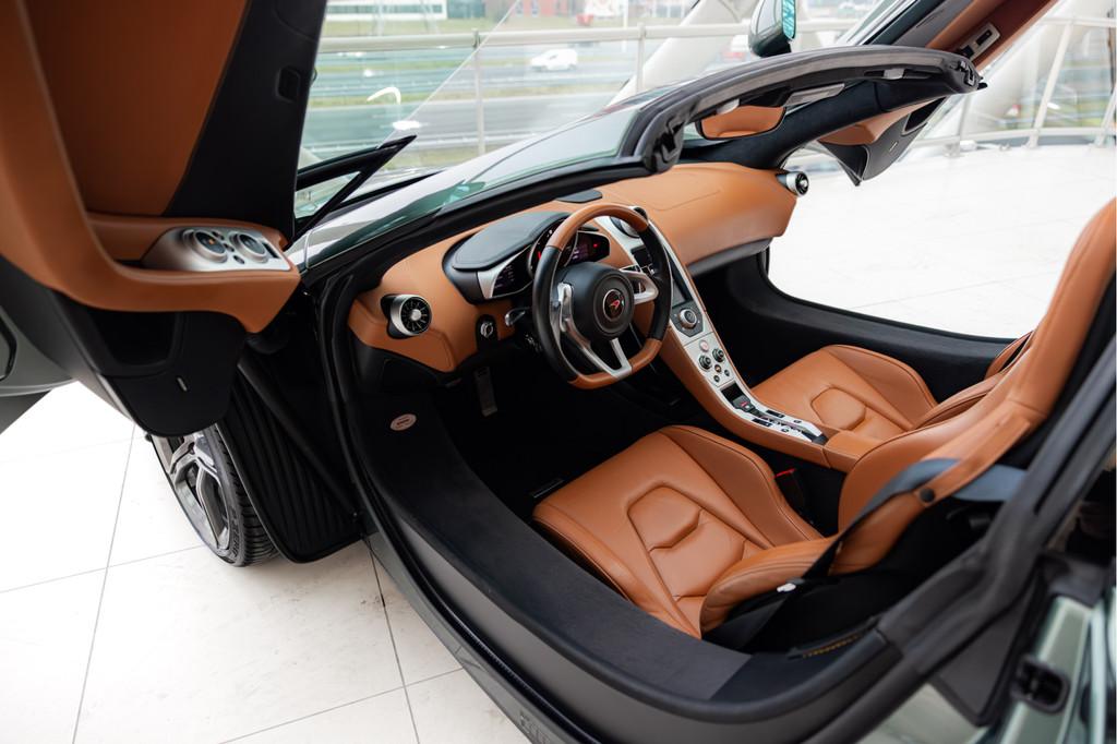 McLaren 650S 3.8 Spider | MSO | Chiltern Green | Tan Interio, Automaat, Achterwielaandrijving, Gebruikt, Cabriolet