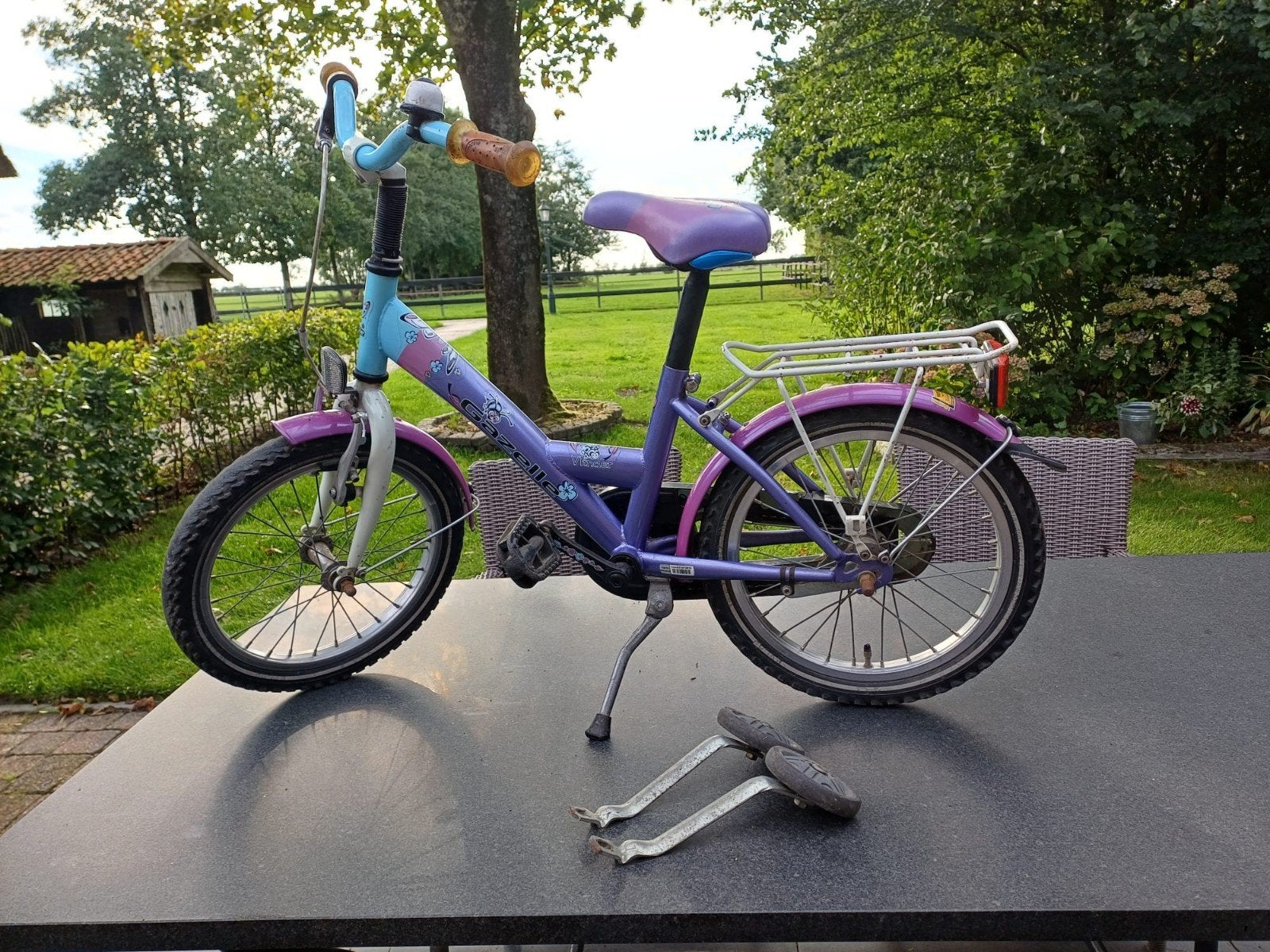 16 inch kinderfietsje, Ophalen, Gebruikt, 16 inch, Handrem
