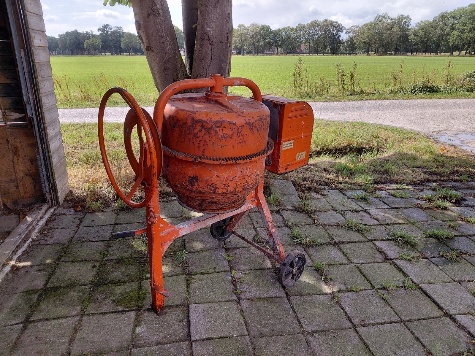 cementmolen / betonmolen te huur, Doe-het-zelf en Verbouw, Ophalen, Gebruikt