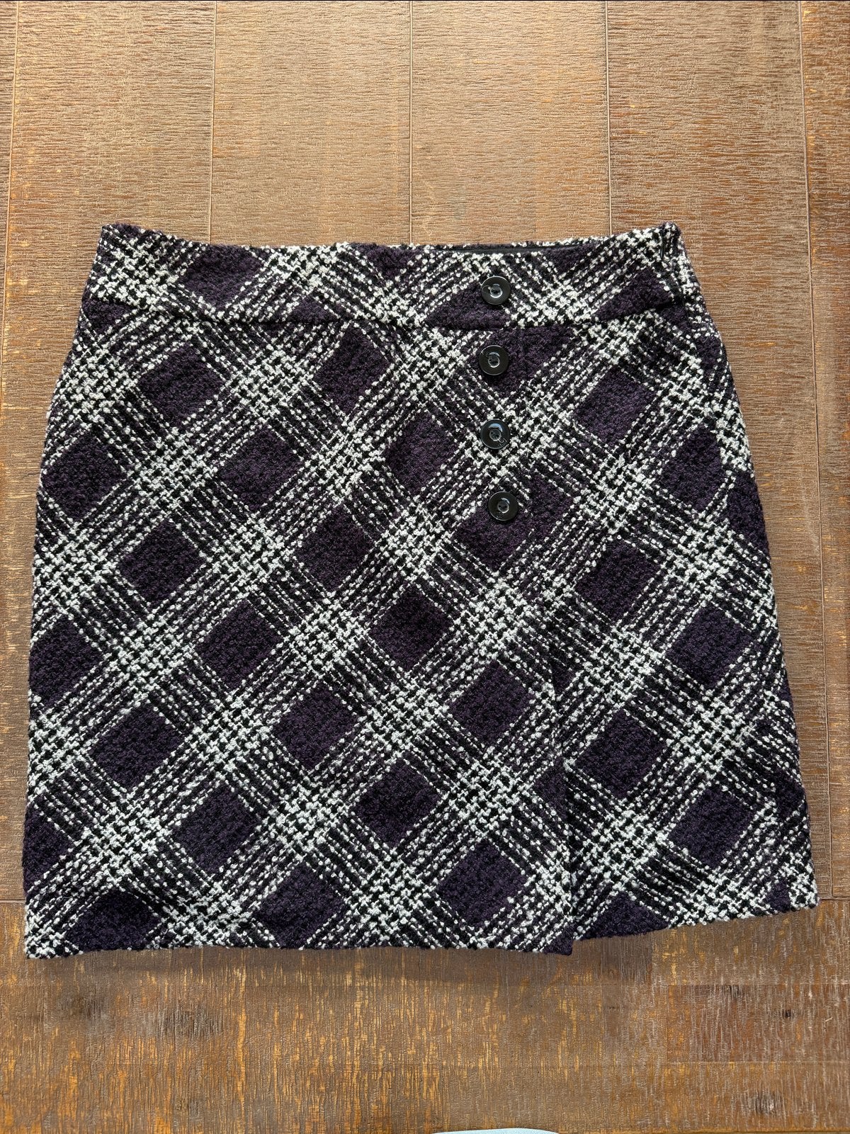 Paprika geruite mini-rok, maat 46, paars, Kleding | Dames, Verzenden, Paars, Maat 46/48 (XL) of groter, Gedragen