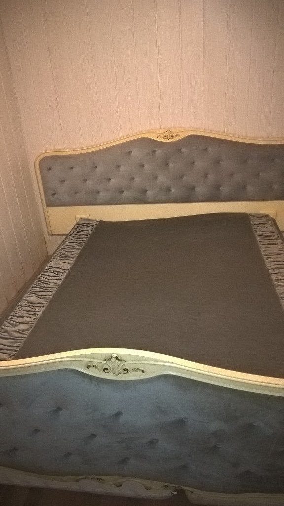 ANTIEK BROCANT BAROK 2 PERSOONSBED MATRAS BODEM, Ophalen