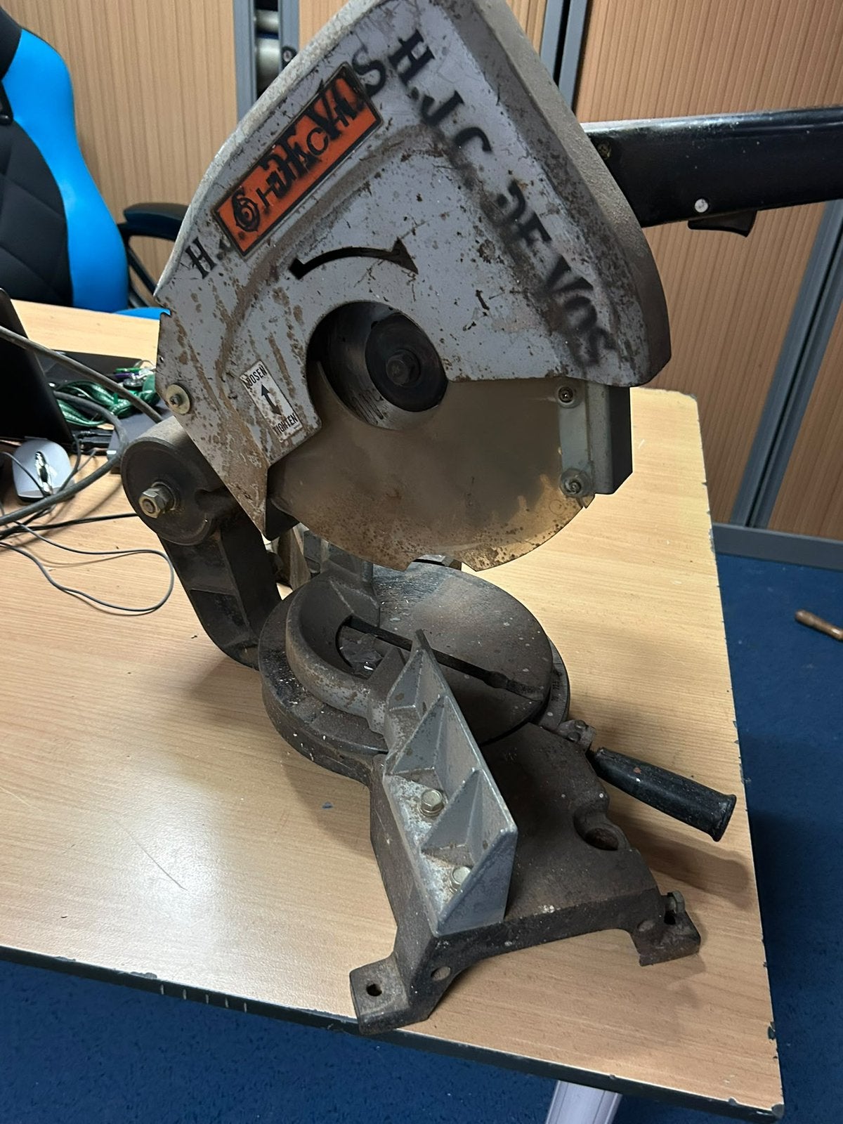 Afkortzaag, Doe-het-zelf en Verbouw, Ophalen, Gebruikt, Afkortzaag, 30 tot 70 mm