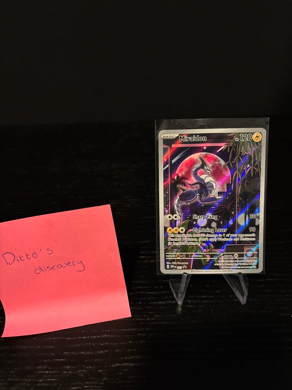 Pokemon - Miraidon - SVP013 - Black Star Promo - NM, Ophalen of Verzenden, Zo goed als nieuw