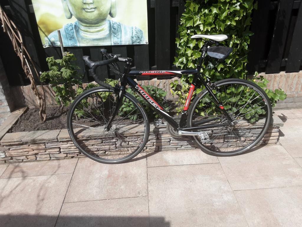 Target heren racefiets, Ophalen, Gebruikt, Versnellingen