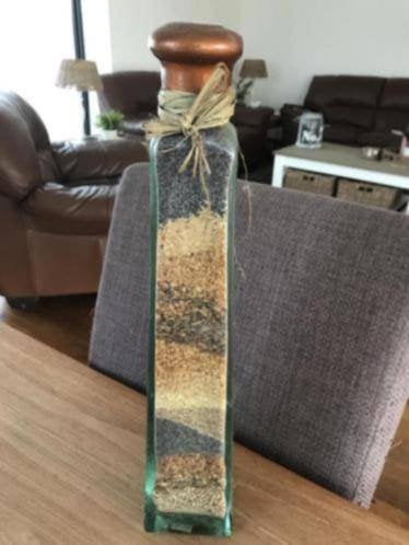 Decoratieve fles met verschillende soorten peper, Overige typen, Ophalen of Verzenden, Nieuw