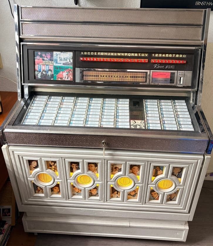 Rowe AMI Jukebox - Compleet met stepper en wallbox, Gebruikt, 1960 tot 1970, Ami, Ophalen
