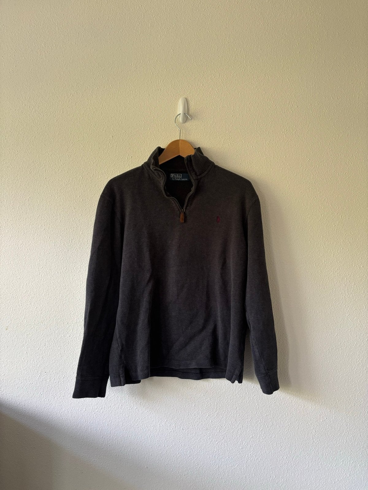 Polo Ralph Lauren trui met rits - Maat S, Verzenden, Zo goed als nieuw, Maat 46 (S) of kleiner, Grijs