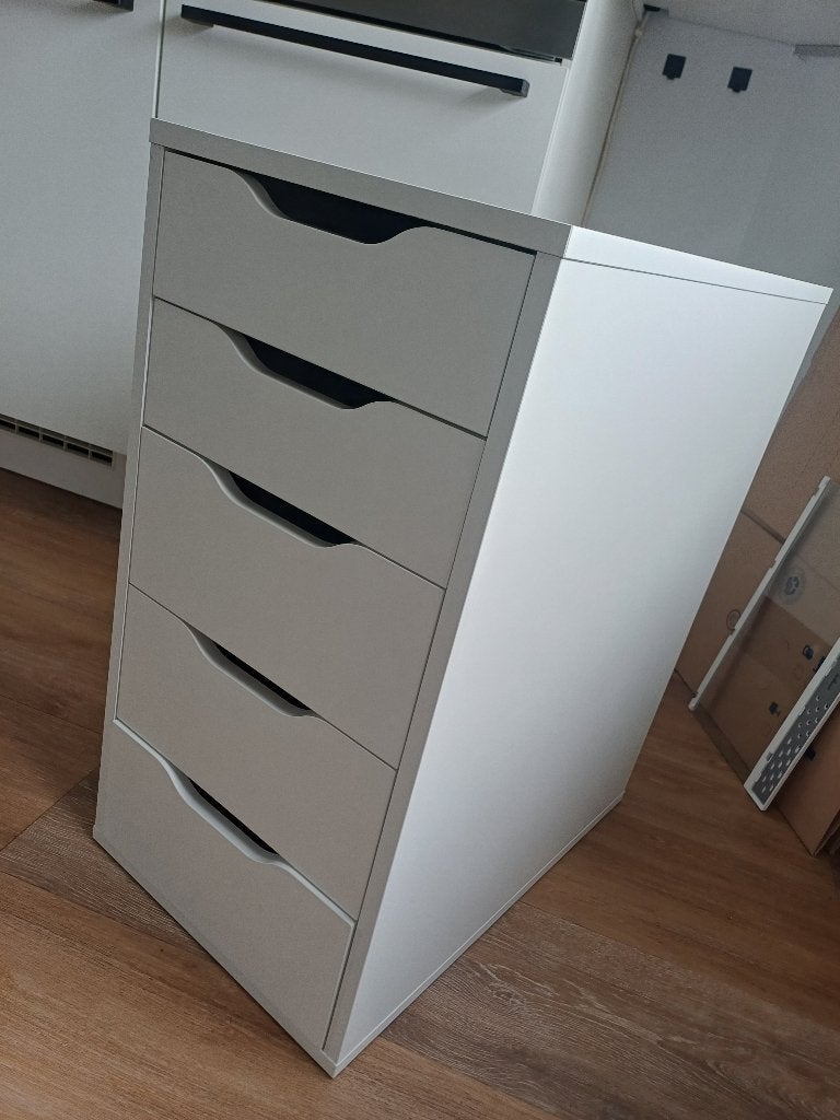 Ikea Alex ladekast, Ophalen, Minder dan 50 cm, 5 laden of meer, Zo goed als nieuw