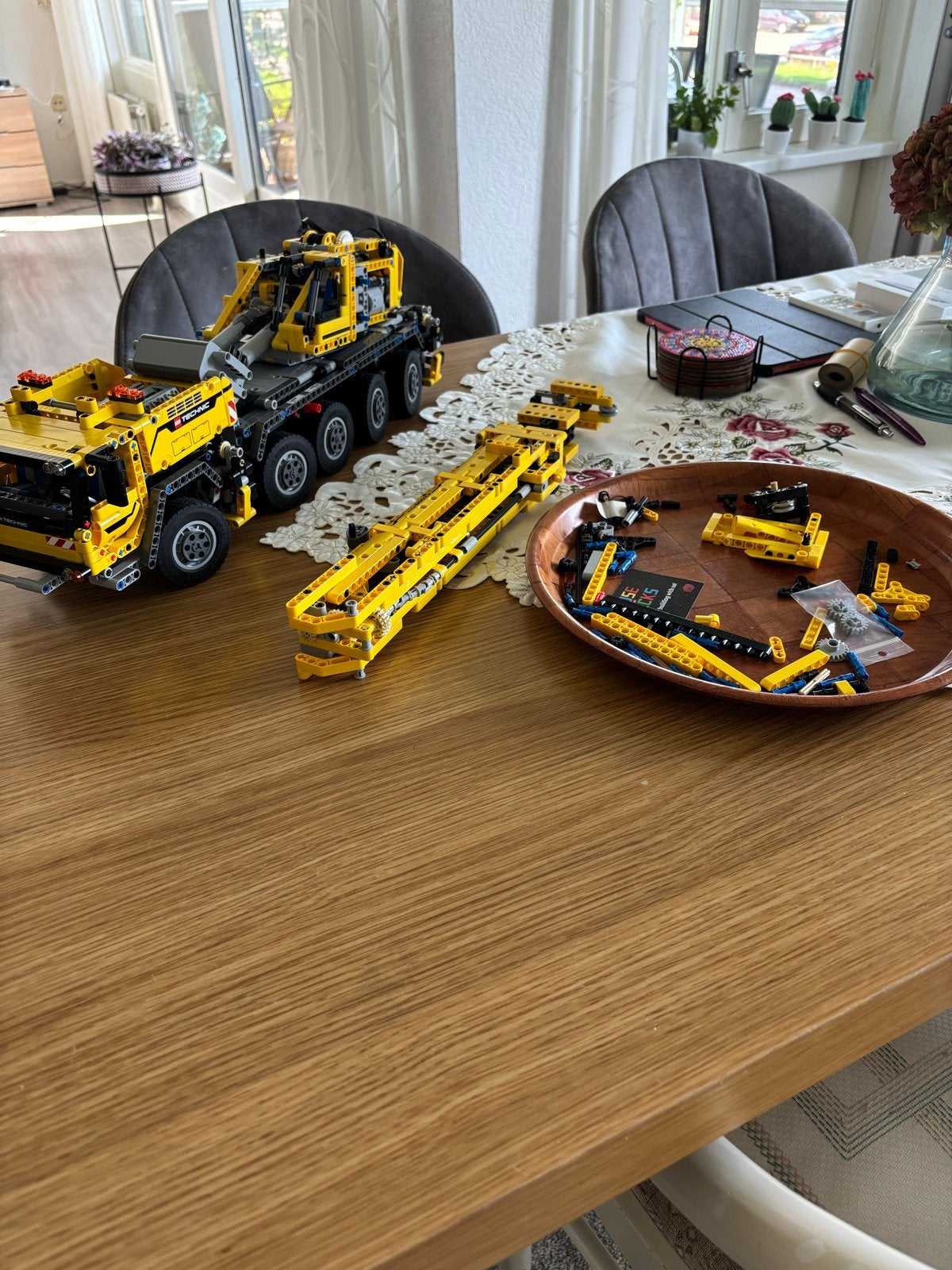 LEGO Technic 42009 Mobiele Kraan MK II met Power Functions, Ophalen, Gebruikt