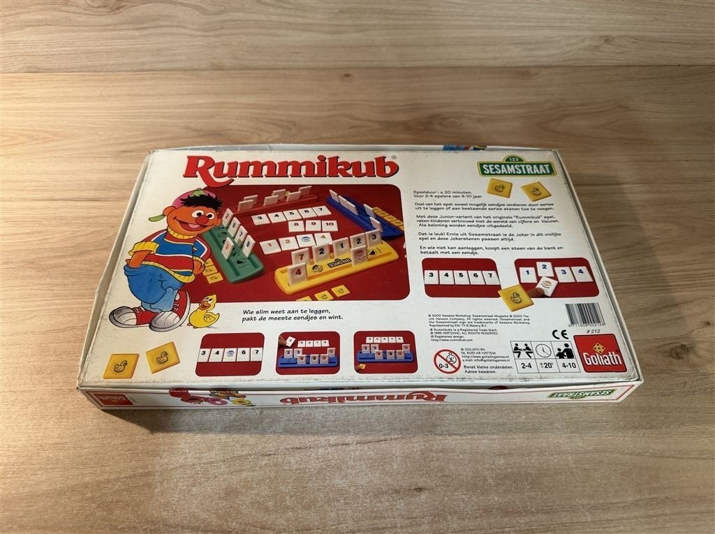 Rummikub sesamstraat - s6846, Verzenden, Zo goed als nieuw