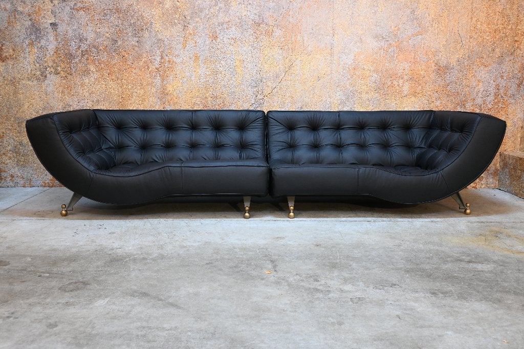 Refurbished Montis Quintus design chaise longues/ hoekbank, 100 tot 125 cm, Montis, 150 tot 200 cm, Montis