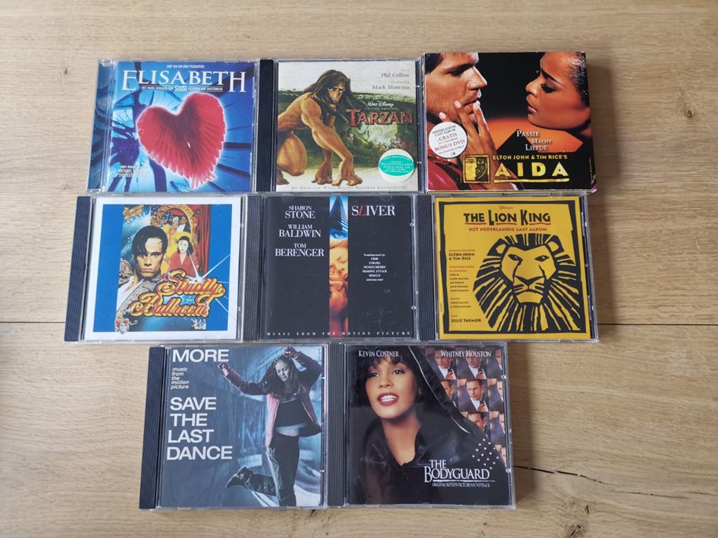 Musical Soundtrack CD Collectie (8 stuks), Cd's en Dvd's, Ophalen of Verzenden, Gebruikt