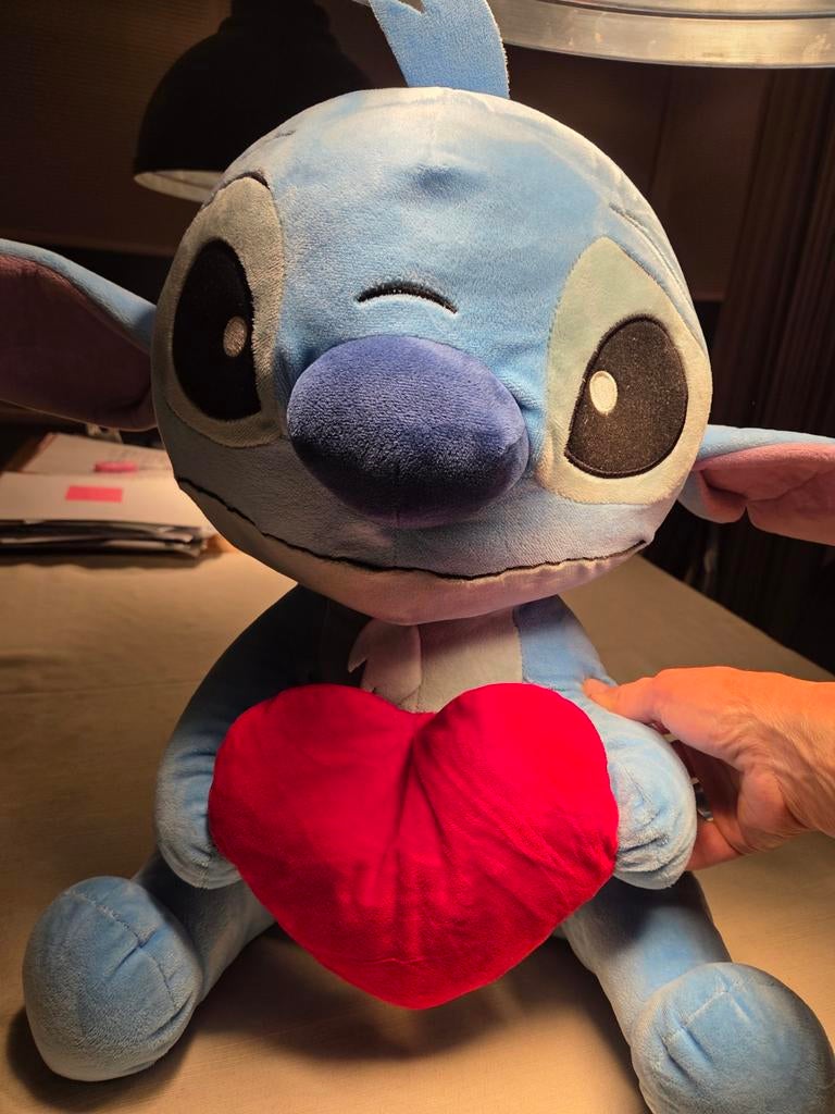 Simba Toys Disney Lilo & Stitch Knuffel met Hartje - 50cm, Kinderen en Baby's, Speelgoed | Knuffels en Pluche, Ophalen, Nieuw