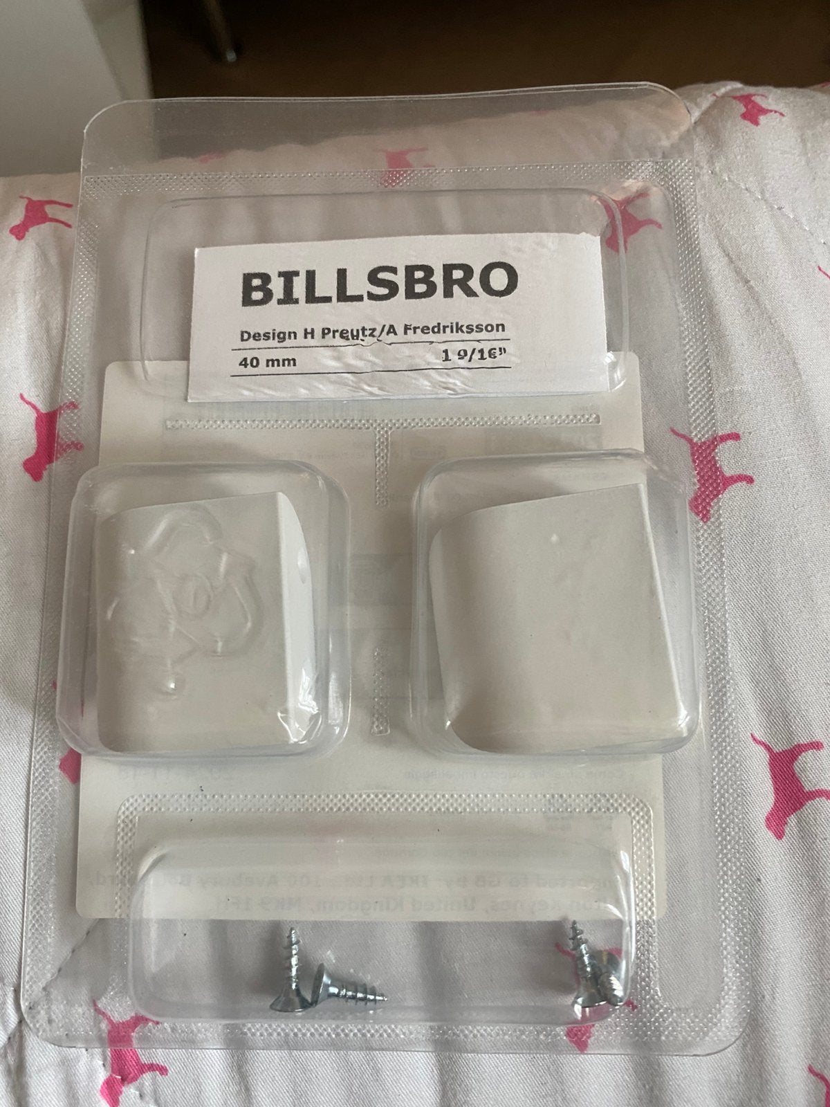 Te koop 1x IKEA Billsbro handgreep 40 mm wit, Ophalen of Verzenden, Nieuw