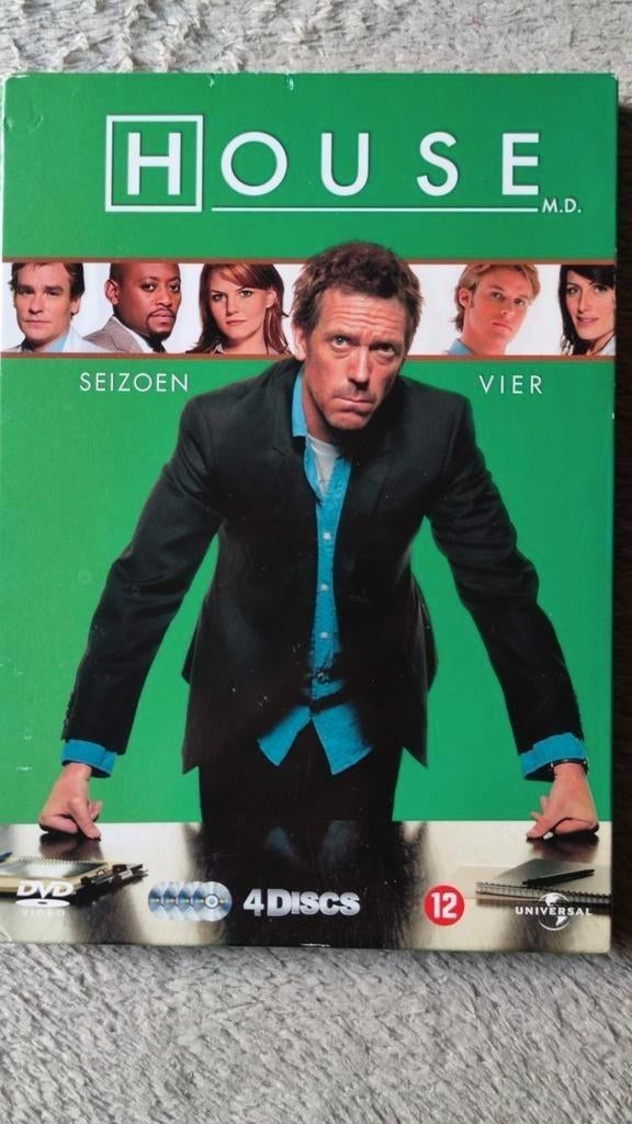 House M.D. Seizoen 4 DVD Boxset (4 dvd's), Vanaf 12 jaar, Ophalen of Verzenden, Zo goed als nieuw, Drama
