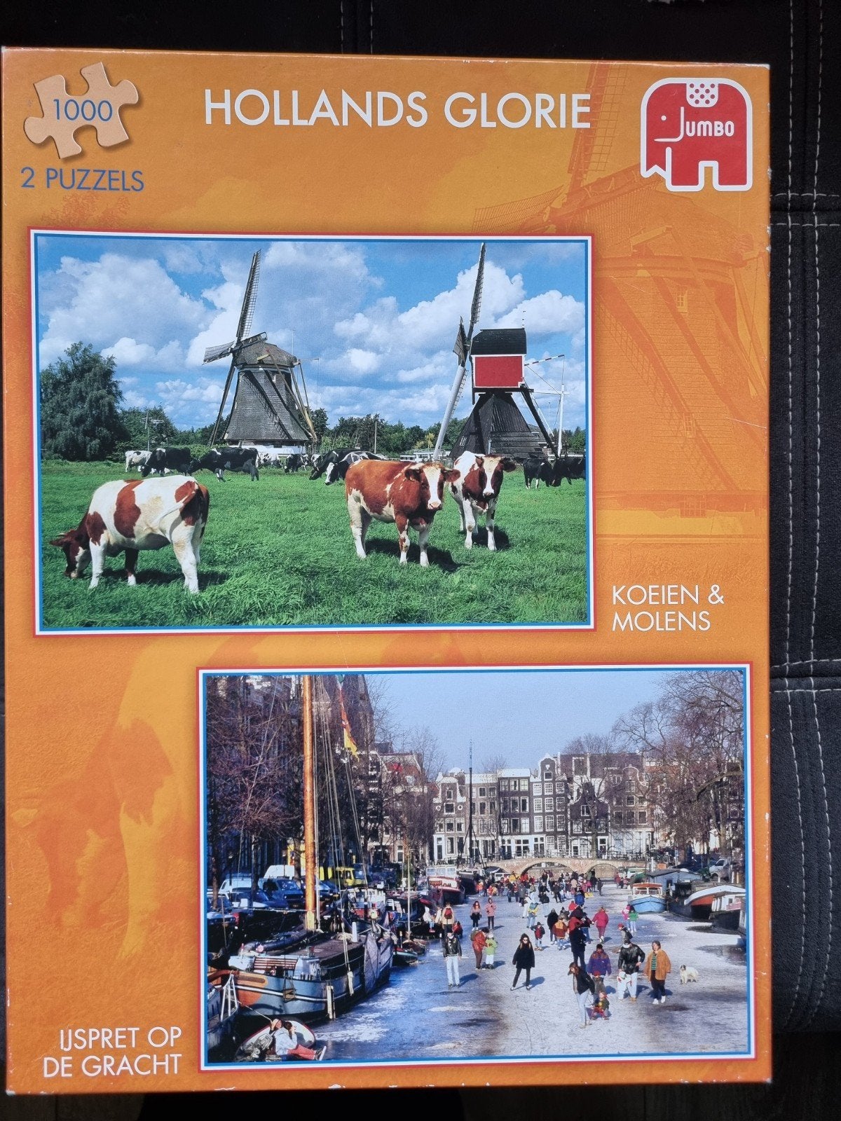Jumbo Puzzel: Hollands Glorie, Ophalen of Verzenden, 500 t/m 1500 stukjes, Zo goed als nieuw, Legpuzzel