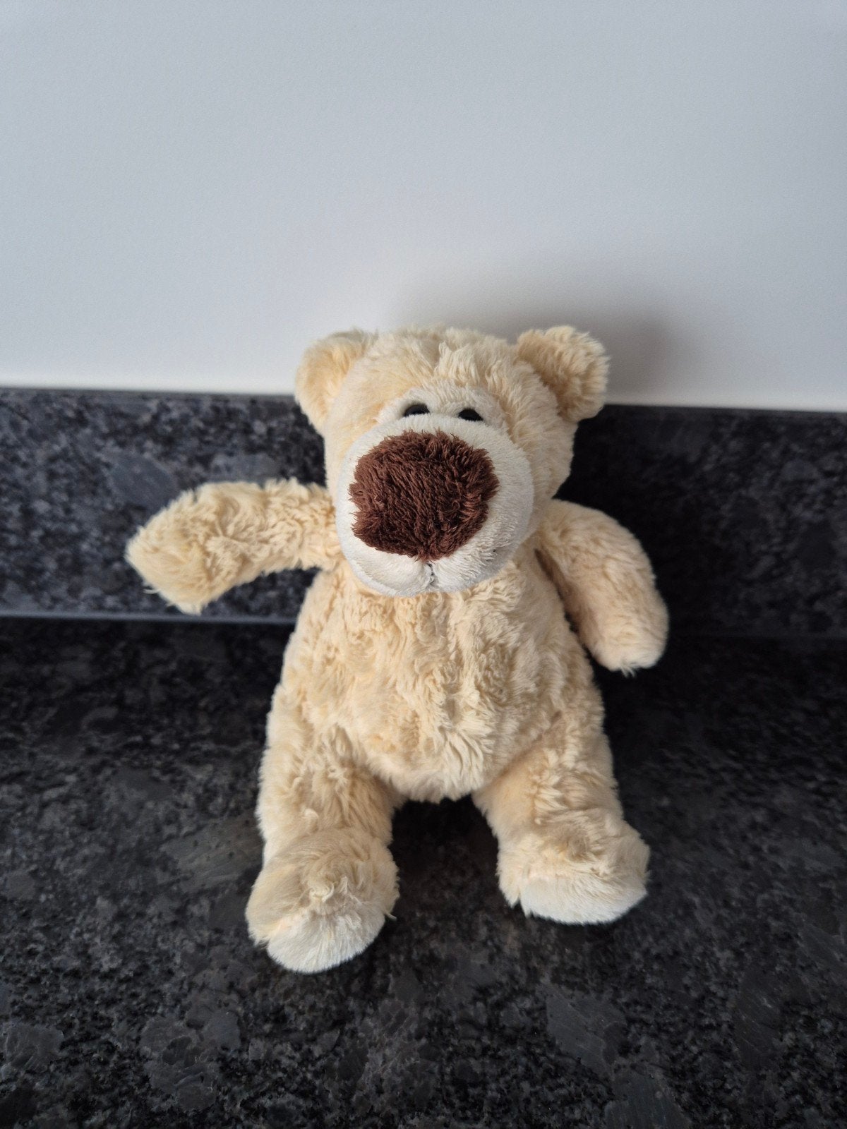 Evora - Knuffel Beer Beige met donkerbruine neus, Ophalen of Verzenden, Beer