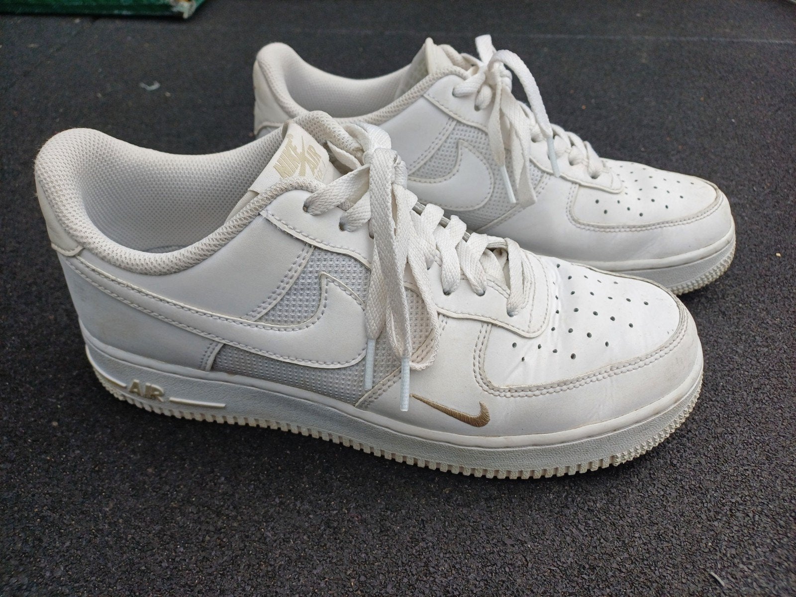 Nike air force 1 low White, Wit, Ophalen of Verzenden, Nike Air Force, Sneakers of Gympen