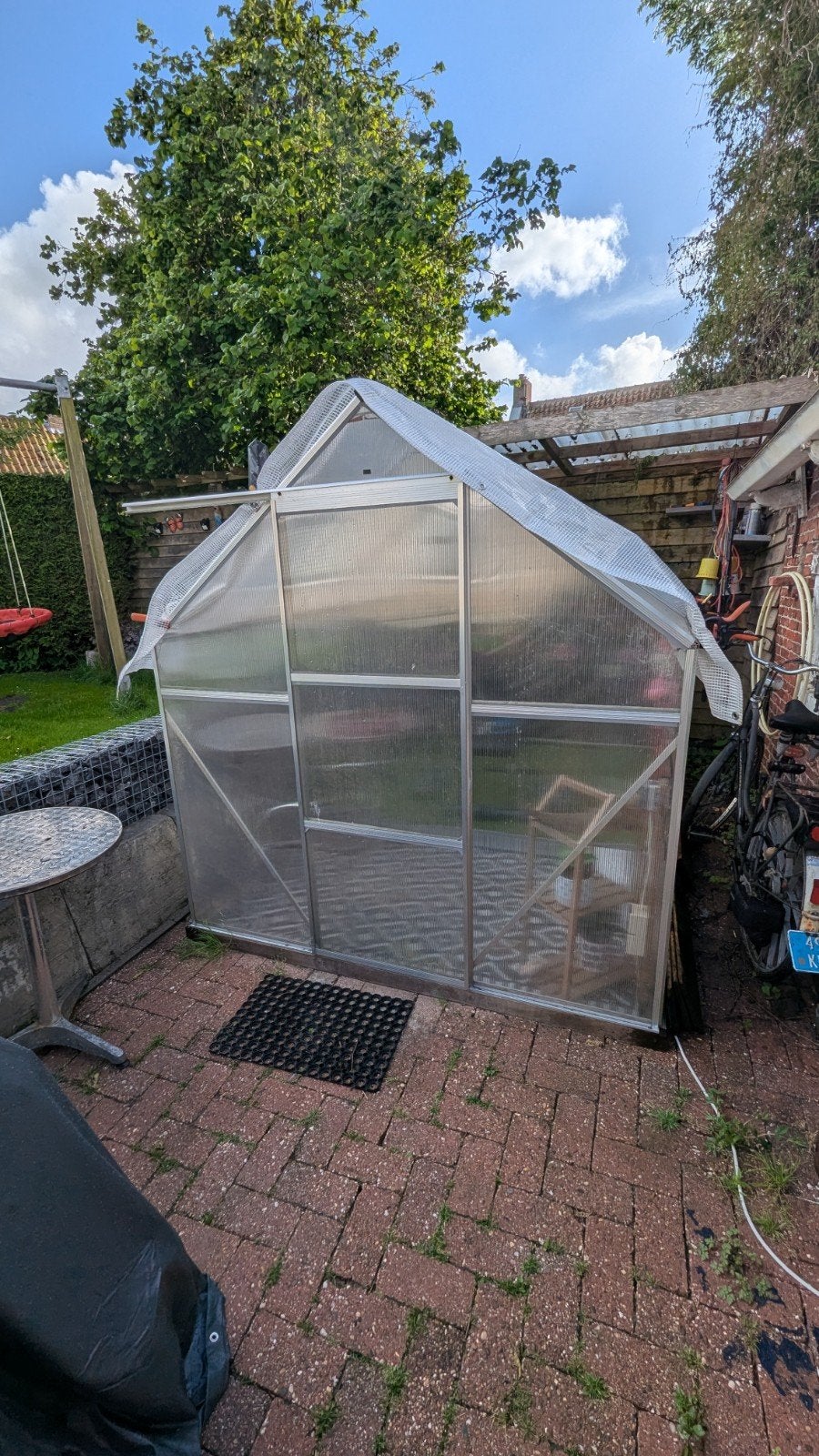 Leuk kasje, Tuin en Terras, Ophalen, Kweekkas, Aluminium, Polycarbonaat