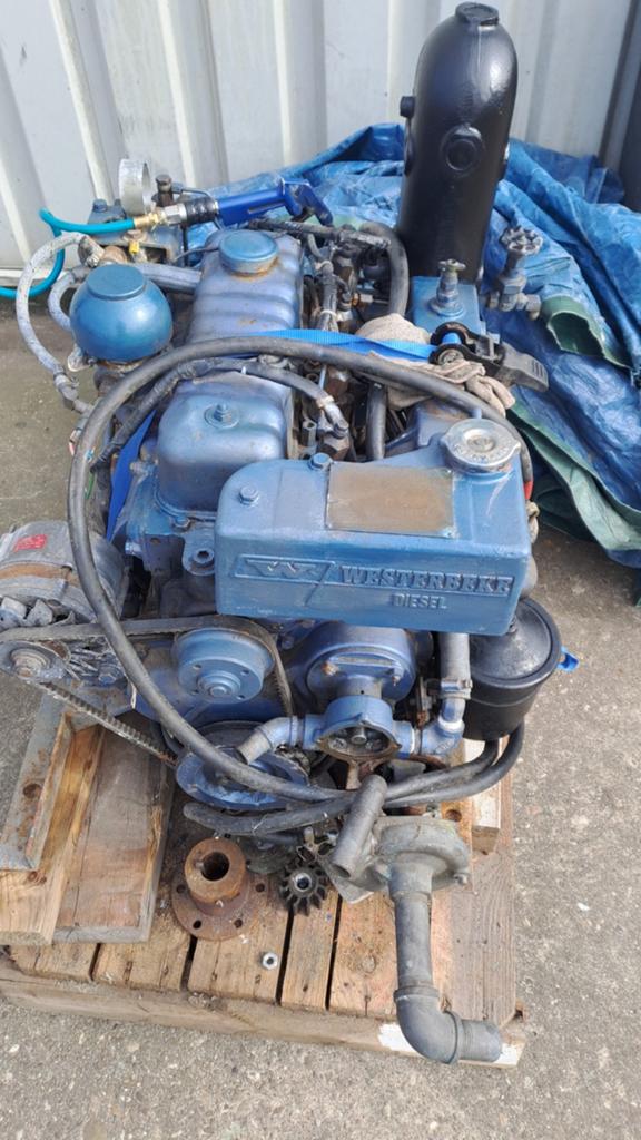 Te koop en 4 cilinder Mitsubitsie., Ophalen of Verzenden, Gebruikt, Motor en Techniek, Zeilboot of Motorboot