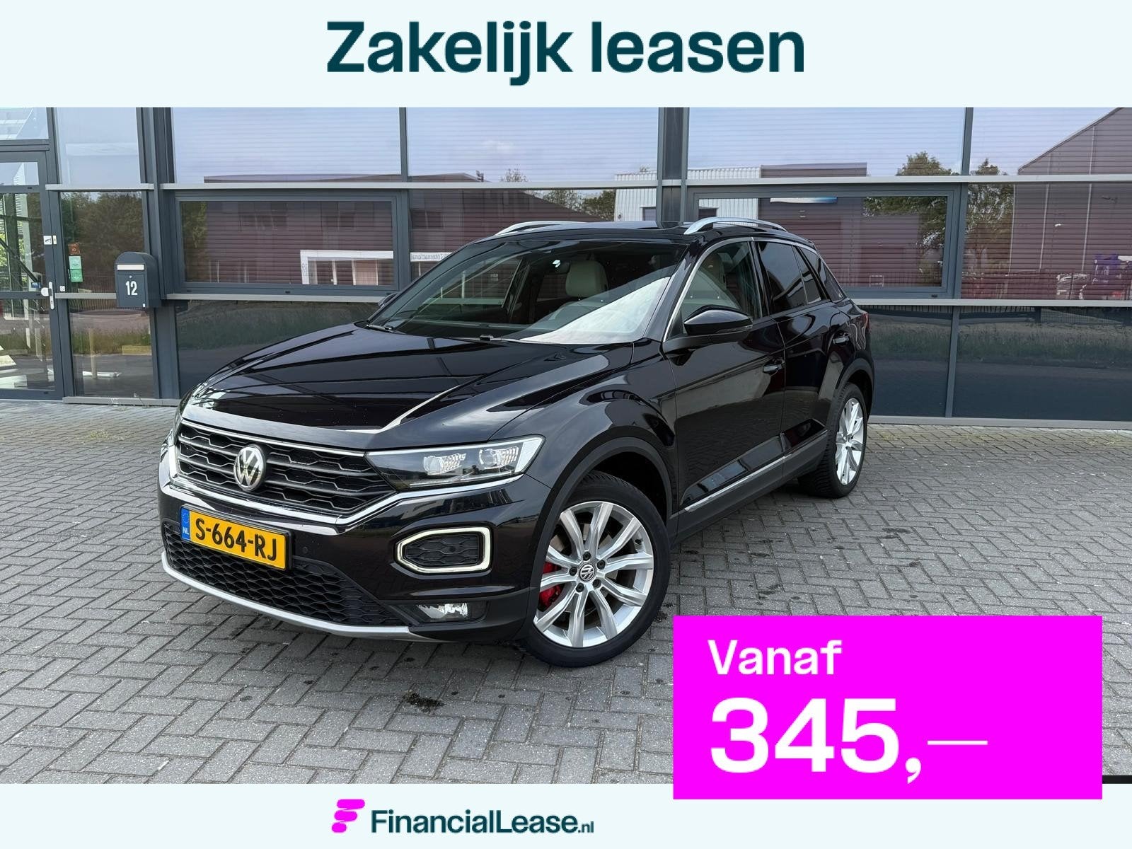 Volkswagen T-Roc 1.5 TSI Style Business/ Panorama dak/ Virtu, Euro 6, 4 cilinders, 150 pk, Zwart