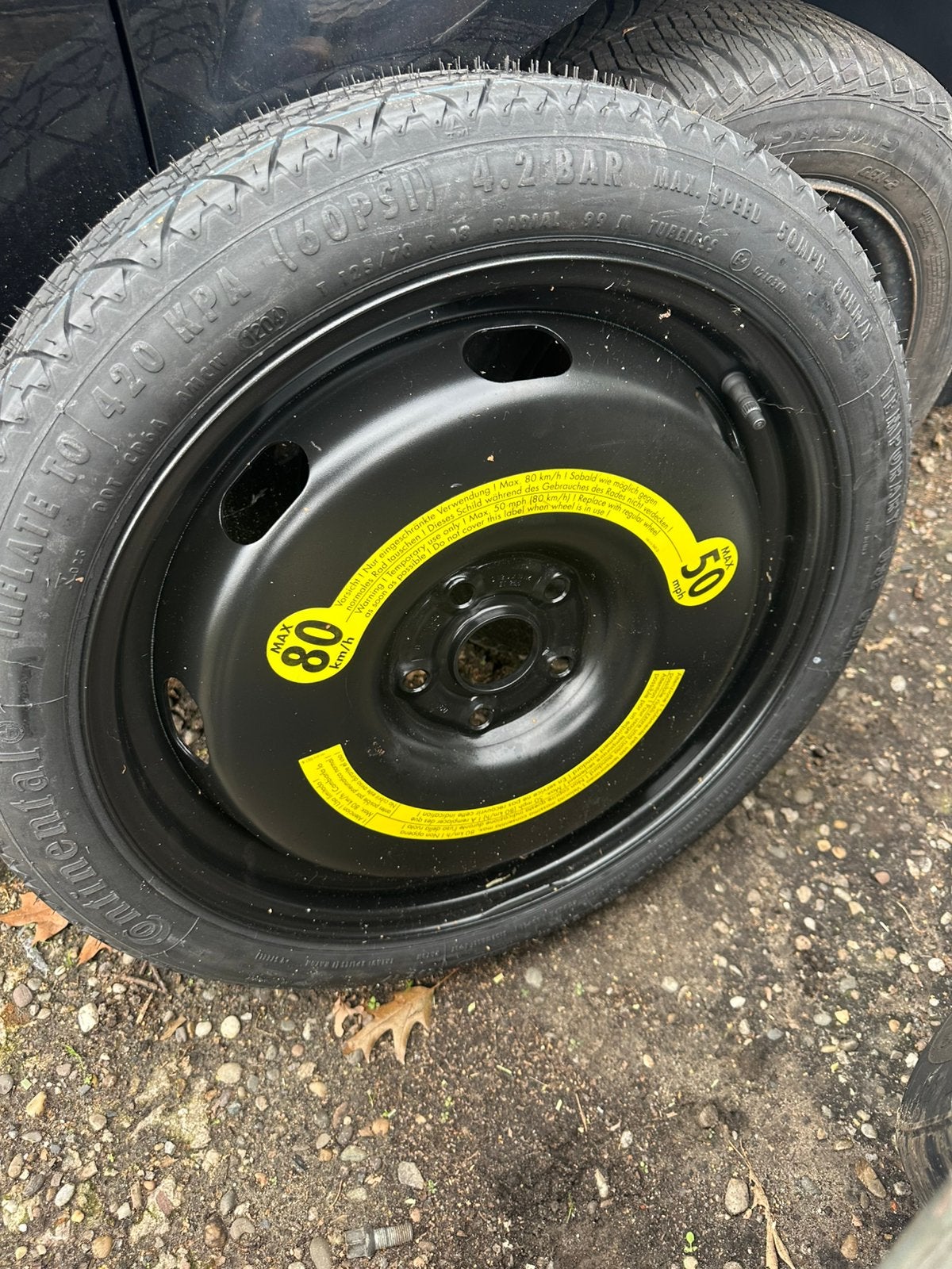 18 inch reserve wiel, Ophalen, Nieuw