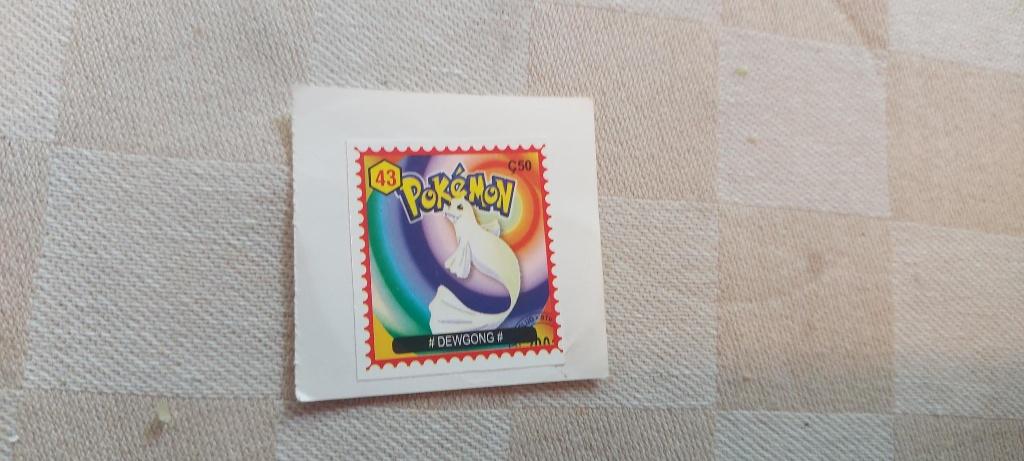pokemon postzegel gelimiteerd Dewgong zeldzaam, Ophalen of Verzenden, Nieuw, Overige typen