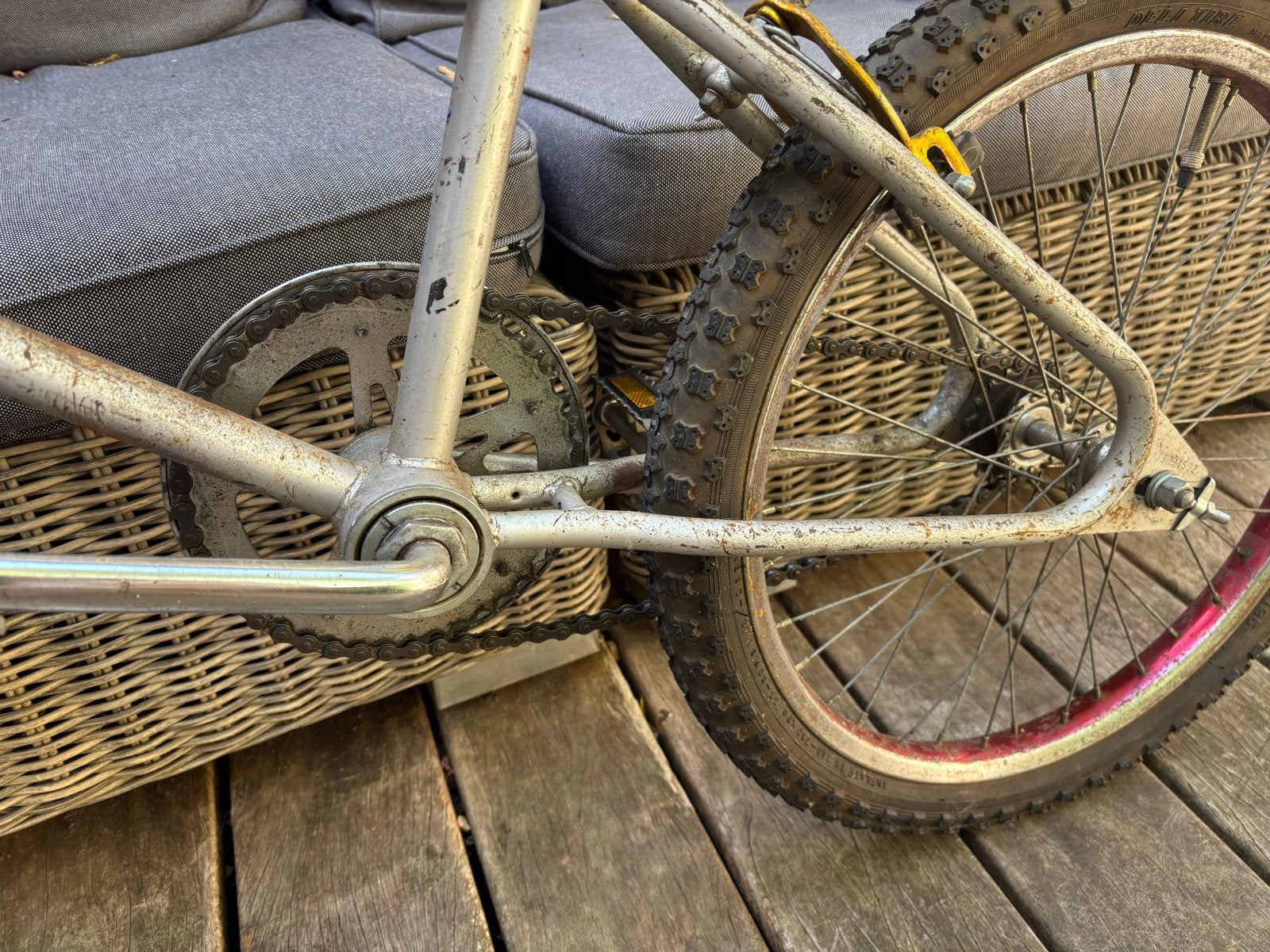 Oldschool BMX uit begin jaren '80 - Vintage Fiets, Fietsen en Brommers, Gebruikt, Staal, Velgrem, 20 tot 24 inch