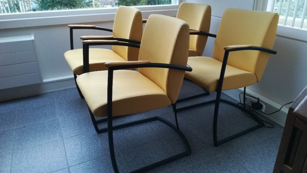 4 stoelen eetkamer, Ophalen, Modern design, Gebruikt, Overige kleuren