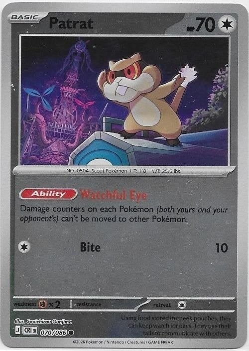 Chaos Rising,  Patrat [reverse] 70/86, Verzenden, Nieuw, Losse kaart