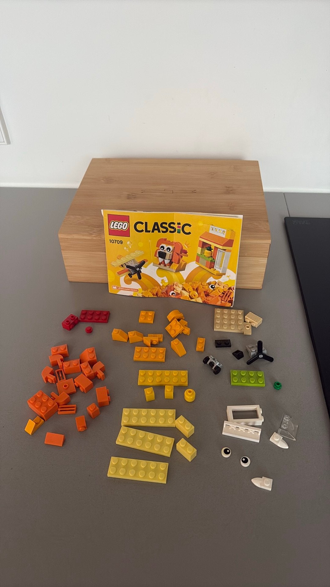 Lego Classic 10709 Gele lego set, maak je eigen creaties, Overige thema's, Lego, Ophalen of Verzenden, Complete set