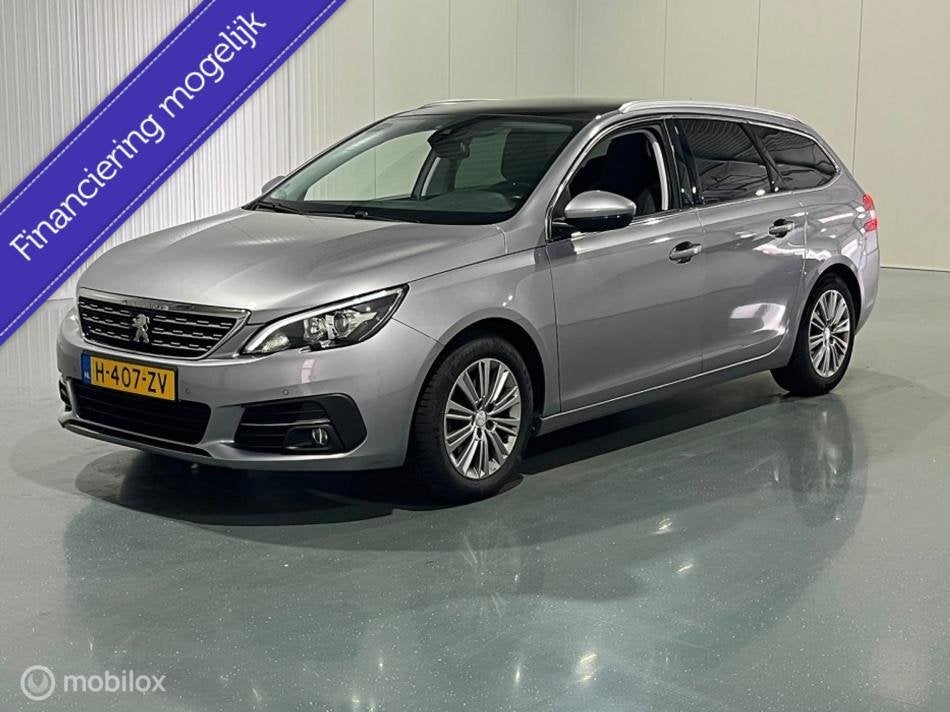 Peugeot 308 SW 1.2-130pk Blue Lease Allure Panoramadak, Trek, Voorwielaandrijving, Dealer onderhouden, Stof, 1199 cc