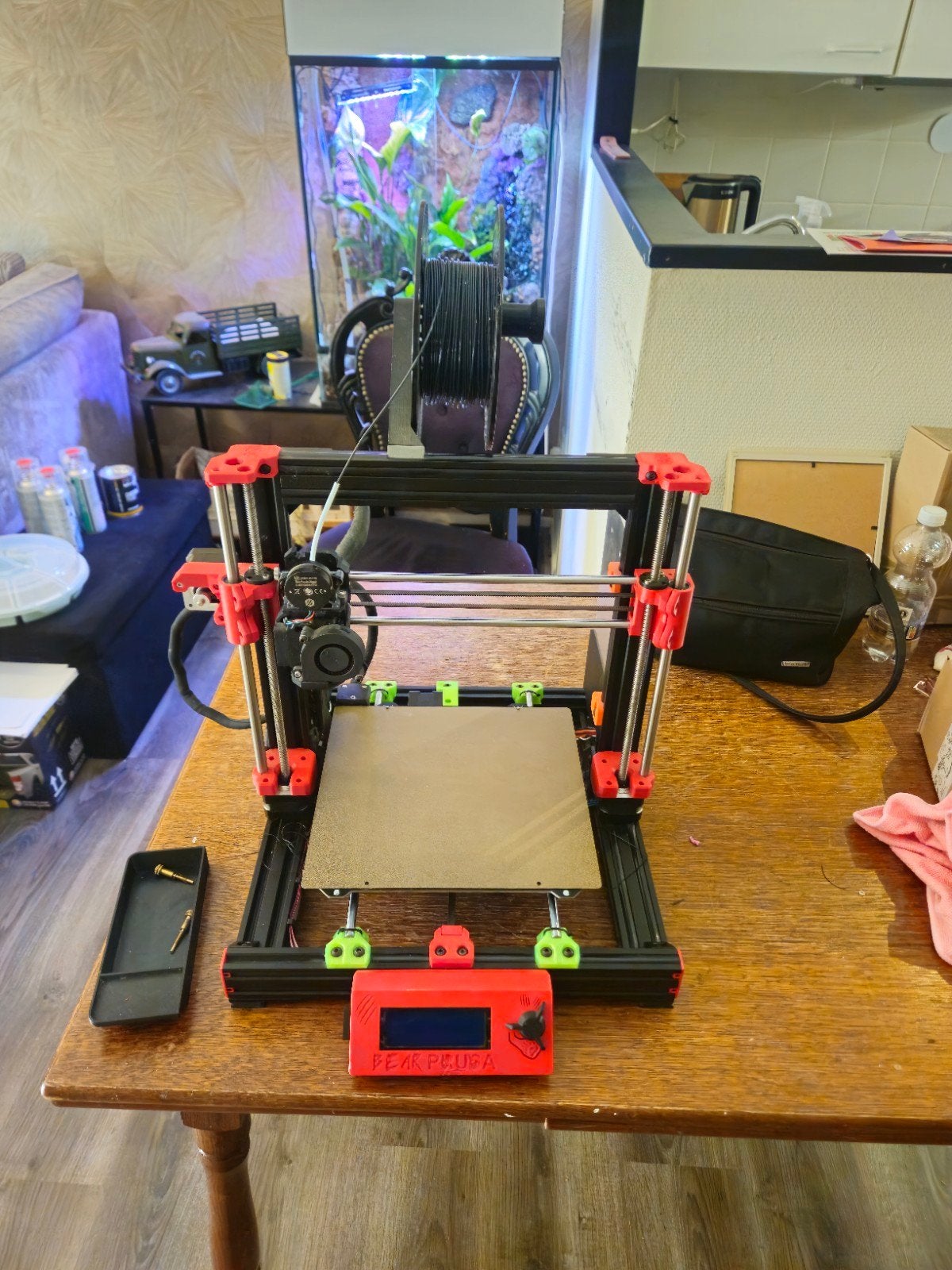 Revo Prusa mk3s+ bear met veel stevige upgrades, Computers en Software, Zo goed als nieuw, Filament, Ophalen, Prusa