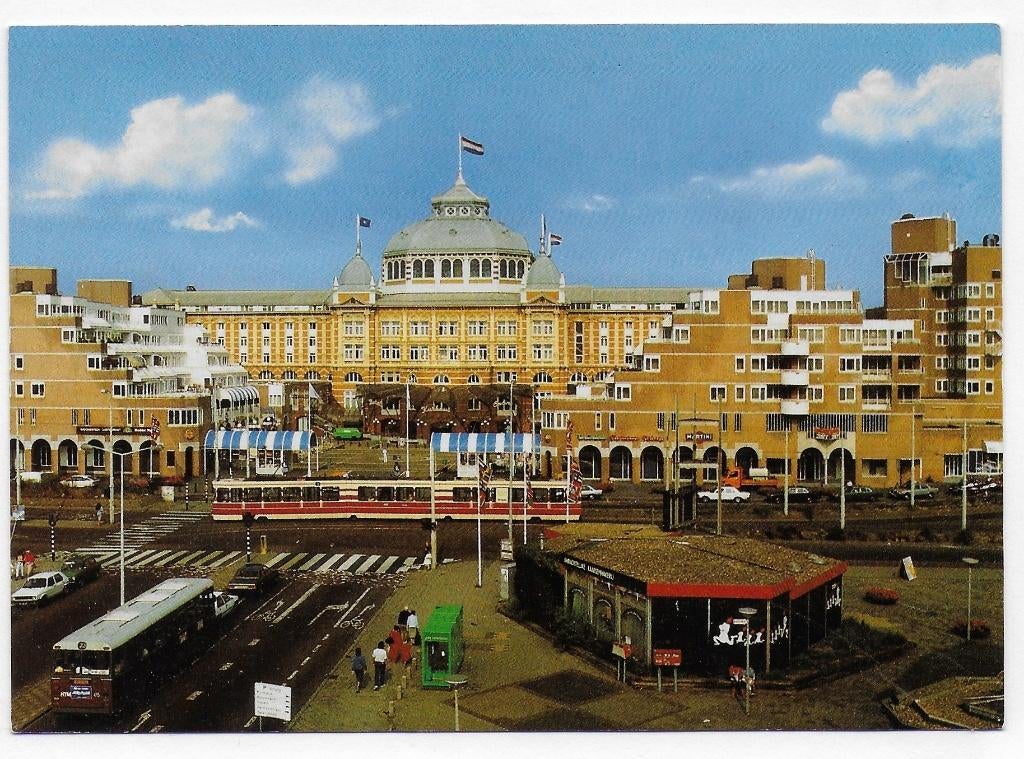 Scheveningen Kurhaus Ongelopen Ansichtkaart ( B4230), Ophalen of Verzenden, 1980 tot heden, Ongelopen, Zuid-Holland