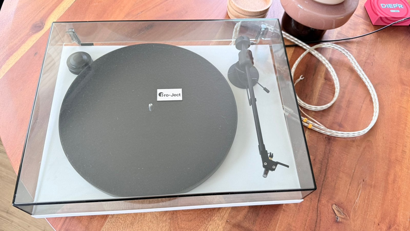 Pro-Ject Primary E Phone white - platenspeler, Verzenden, Gebruikt, Overige merken