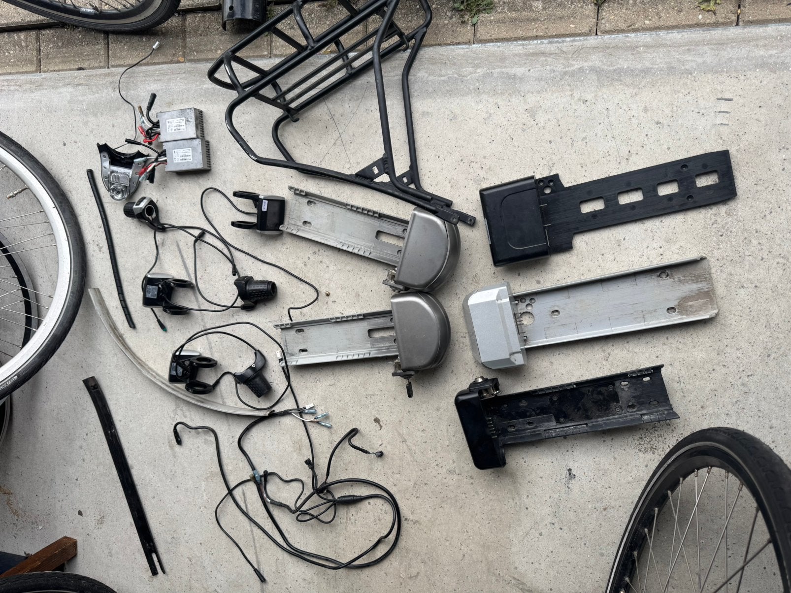 Sparta F8e bagagedrager voorwielmotor onderdelen, Fietsen en Brommers, Fietsonderdelen, Ophalen of Verzenden, Zo goed als nieuw