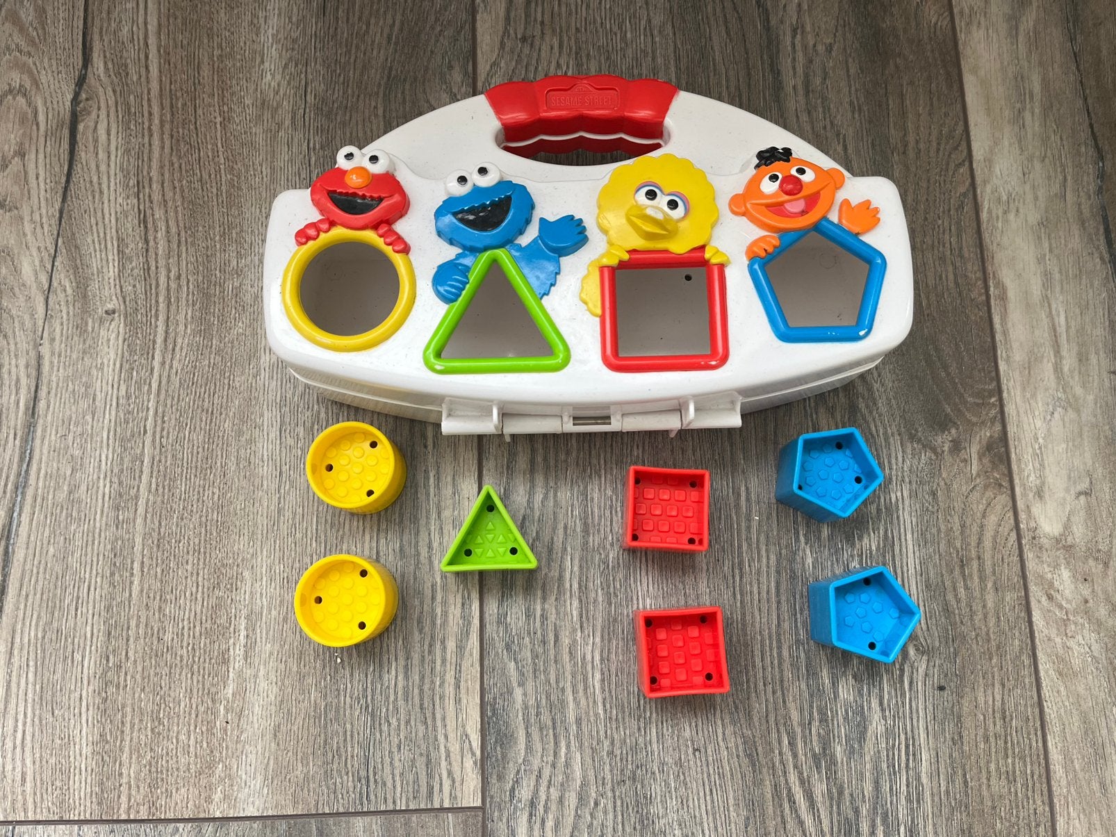 Sesamstraat blokken box, Kinderen en Baby's, Speelgoed | Babyspeelgoed, Ophalen of Verzenden, Gebruikt, Overige typen