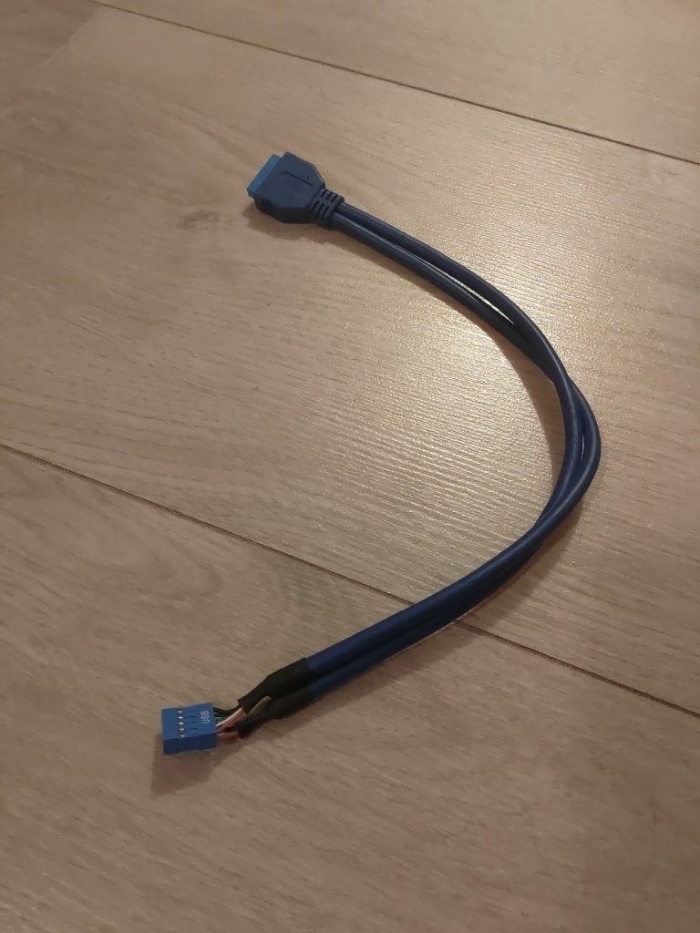 Interne USB 3.0 naar interne USB 2.0 kabel, Ophalen of Verzenden, Zo goed als nieuw