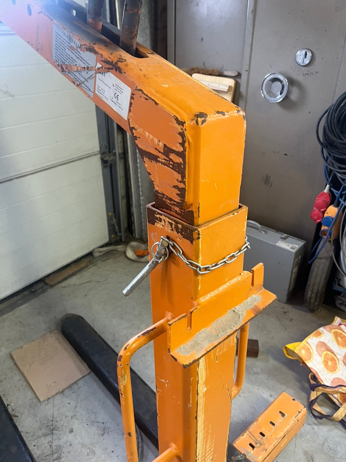 Pallethaak, Ophalen, Gebruikt