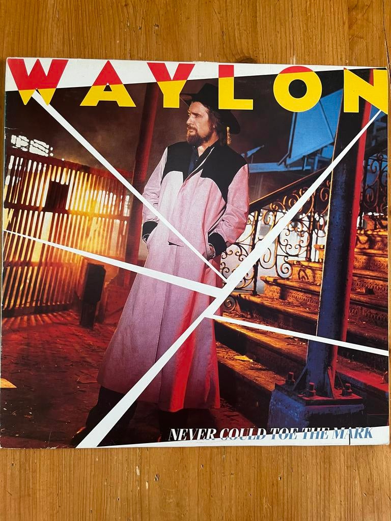 Waylon Jennings - Never Could Toe The Mark LP (1984), Ophalen of Verzenden, Gebruikt